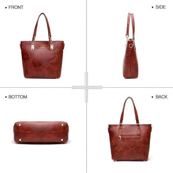 2E-youth Designer Purses and Handbags for Women Satchel Shoulder Bag - Picture 4 of 6